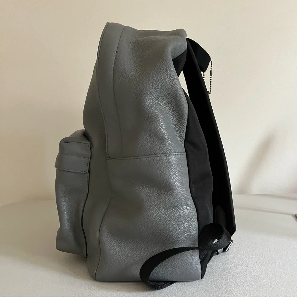 Coach Campus XL Large Pebbled Leather Turnlock Backpack